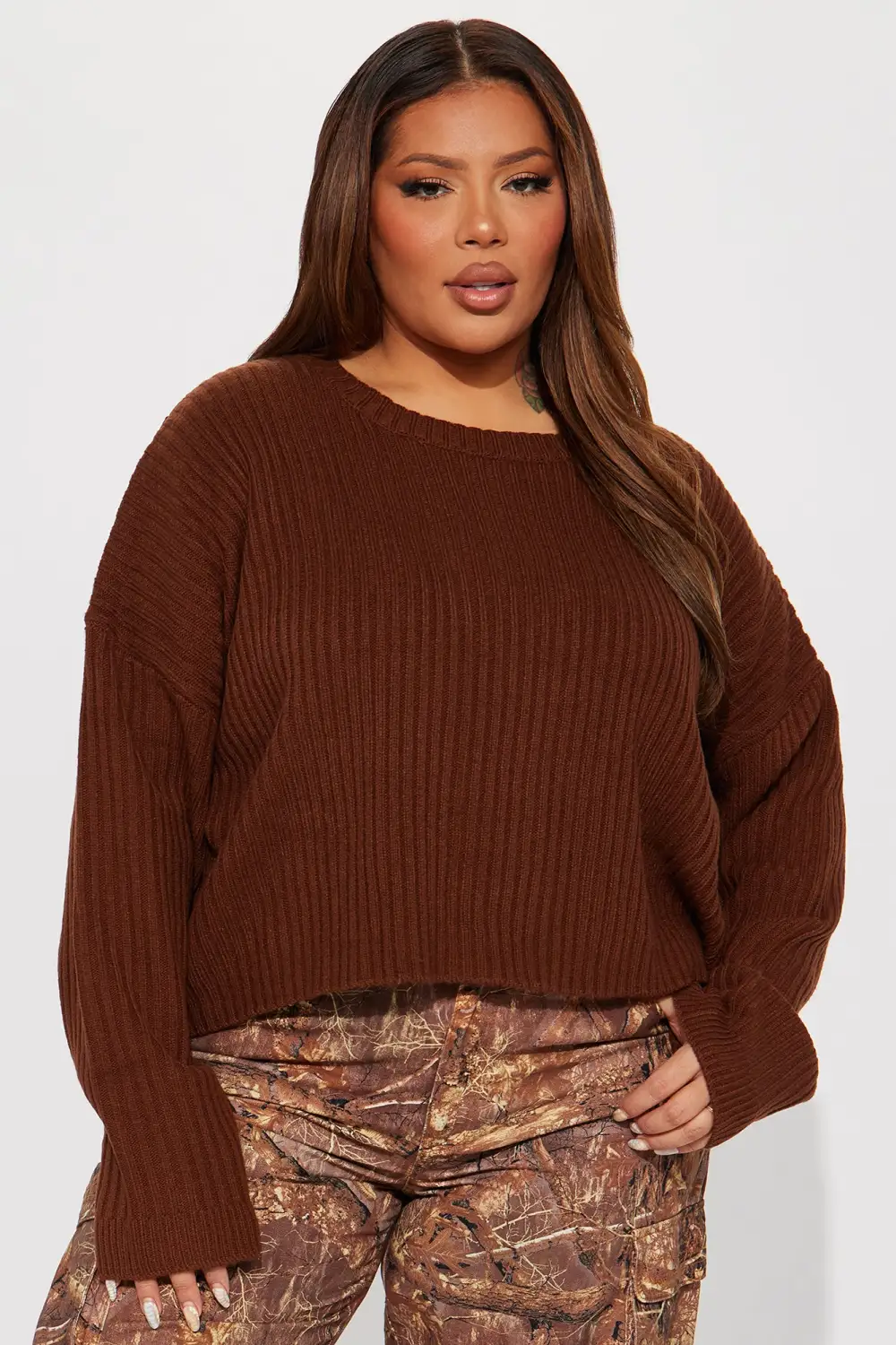 Paigey Sweater - Brown