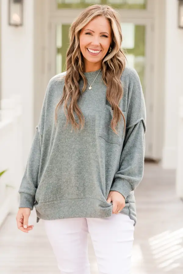 Just Take A Break Sweater, Ash Jade