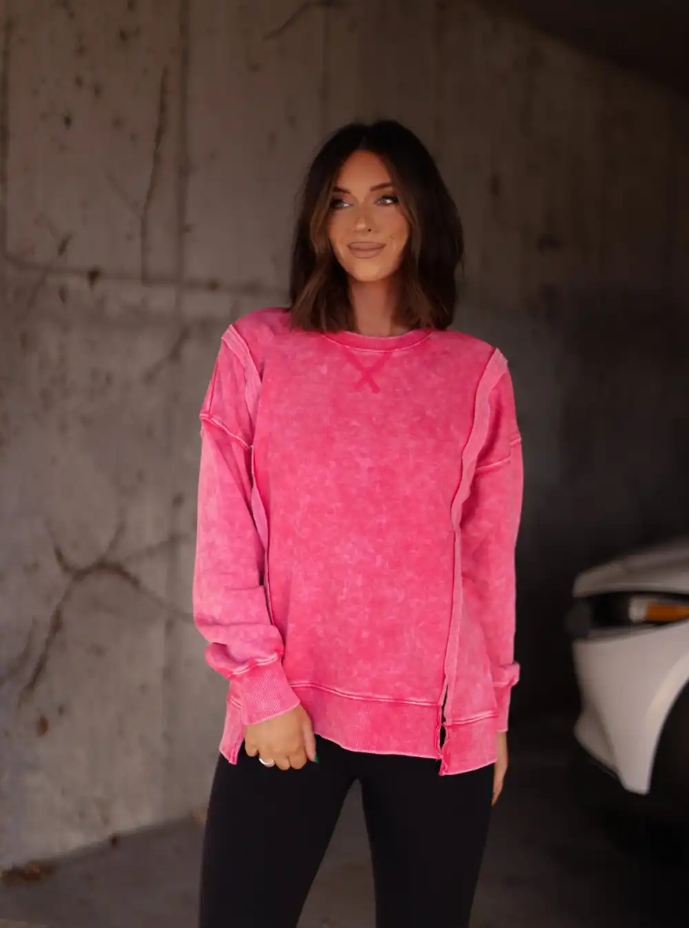 Mineral Wash French Terry Top