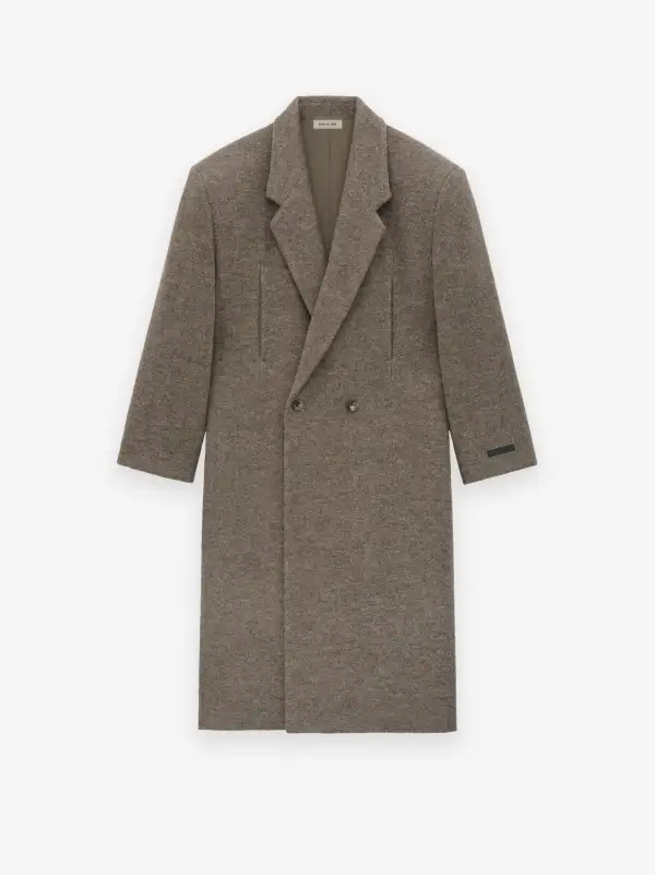 Boiled Wool Relaxed Overcoat