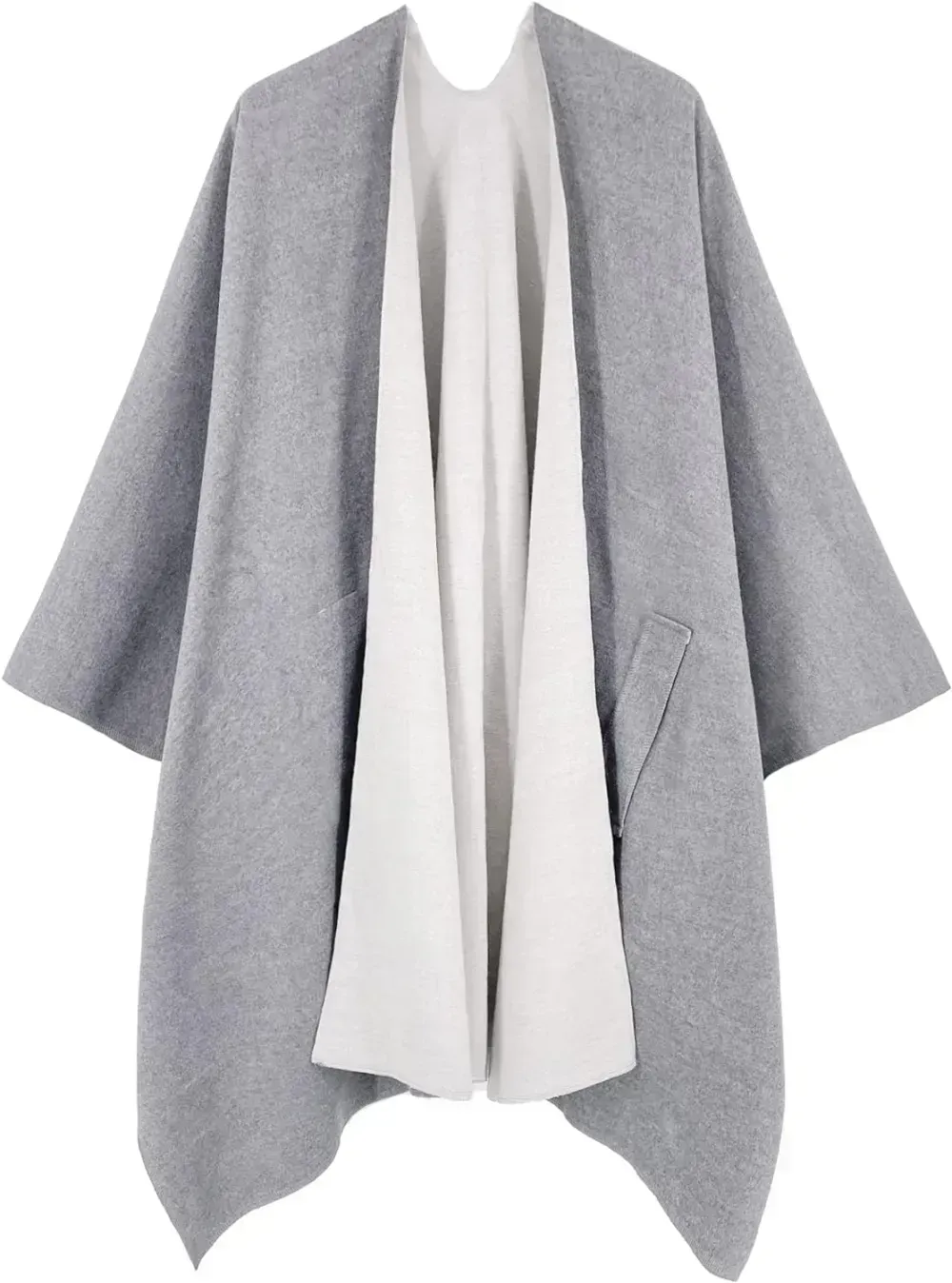 Women's Shawl Wrap Poncho Ruana Cape Open Front Cardigan Shawls for Fall Winter