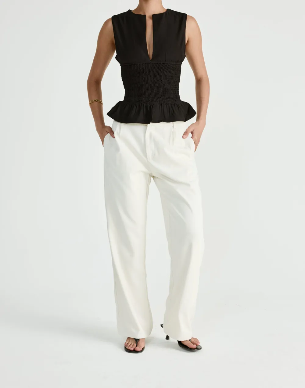 Drape Breathable Casual Trousers