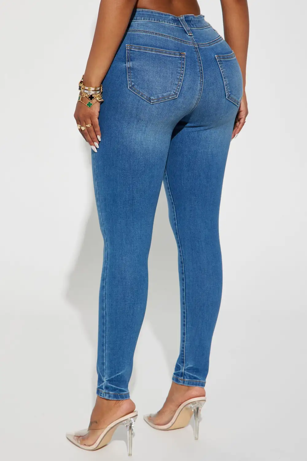 Hold You In Soft Stretch Skinny Jeans - Medium Wash