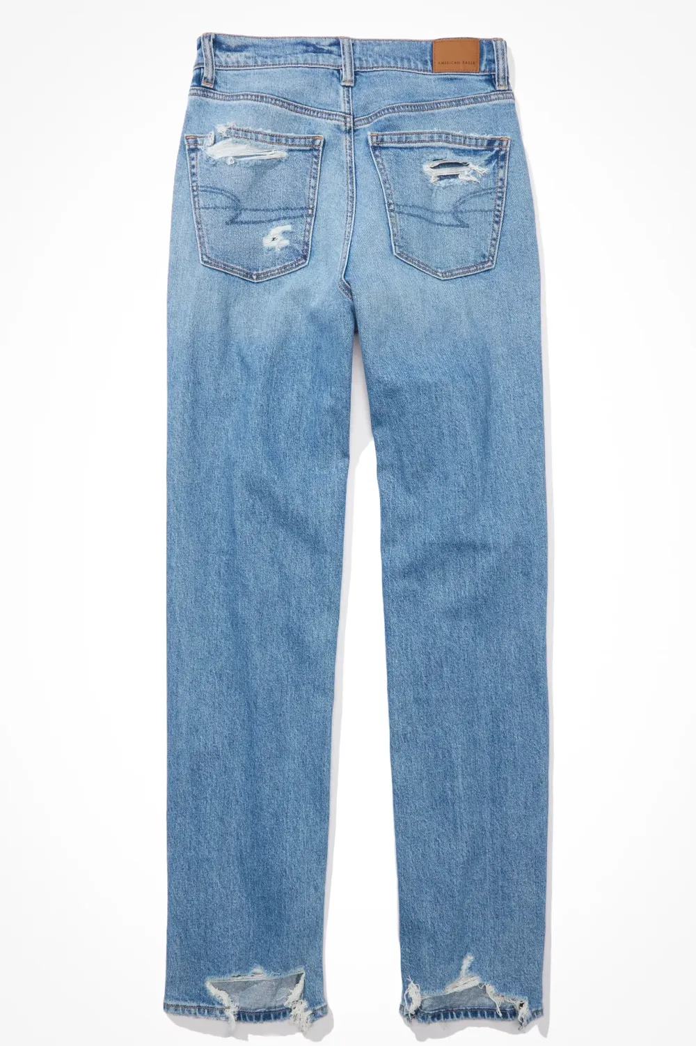 Strigid Ripped Highest Waist Baggy Straight Jean