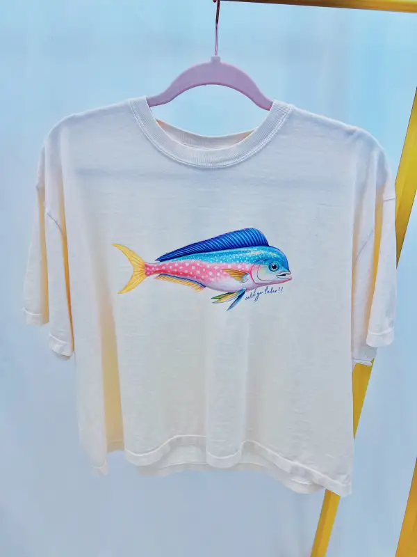 Coastal Cropped Graphic Tee