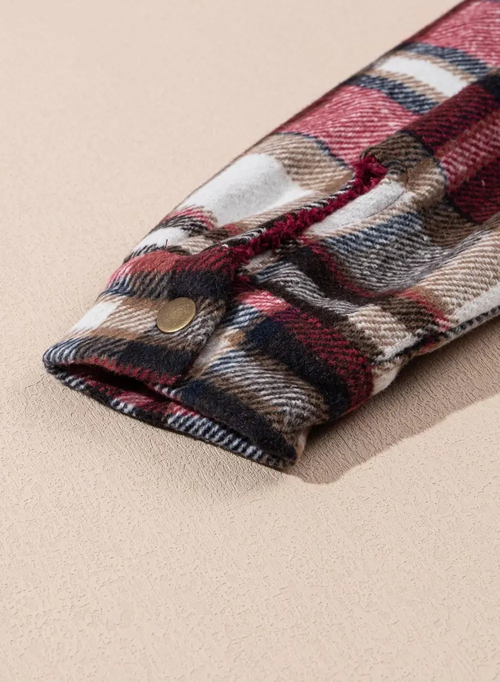 Women's Flannel Hooded Plaid 2025 Shacket Thick Coat Winter Coat for Warmth Button down Warm and Fuzzy Fleece Jacket