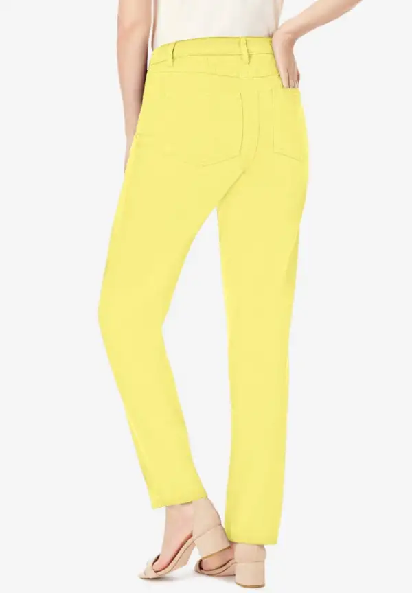 Classic Cotton Denim Straight-Leg Jean