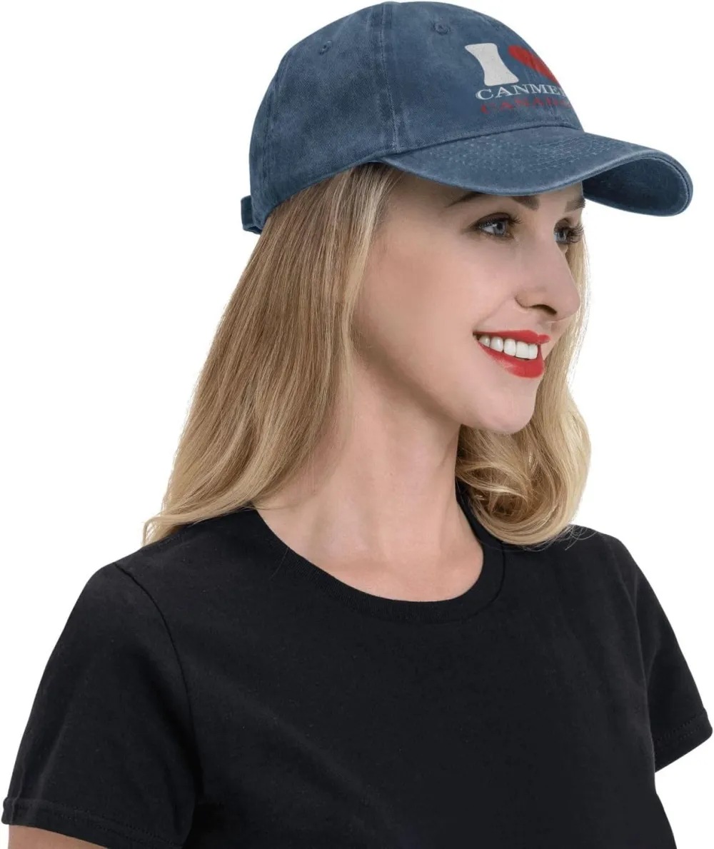 Funny Trump Oh Canada! 51st States Low Profile Cap Denim Hat