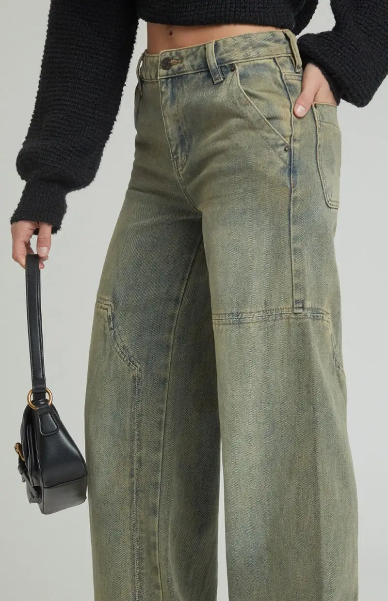 PacSun Jessie High Waisted Baggy Carpenter Pants