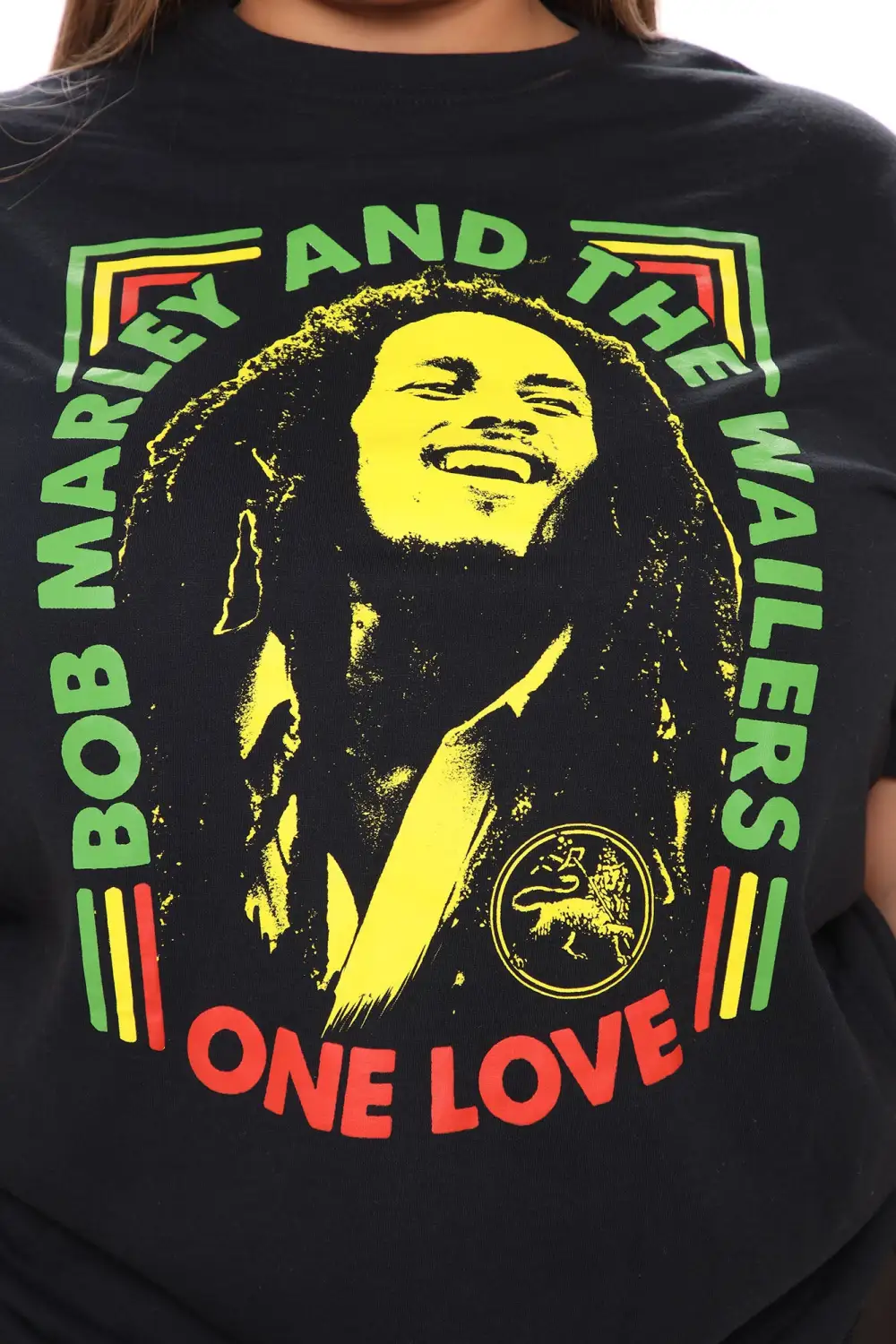 Bob Marley And The Wailers Top - Black