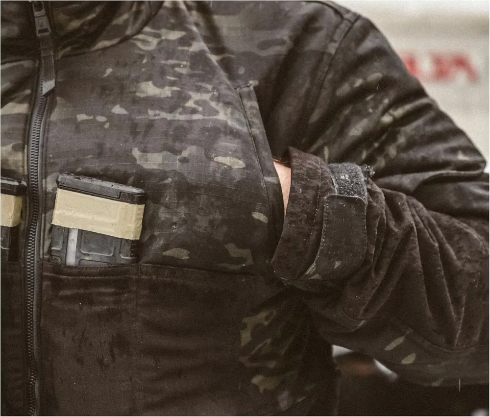 Men's Farthermost Cold-Weather Water-Resistant Weatherproof Insulated Warm Cotton-Nylon Shell Tactical Jacket