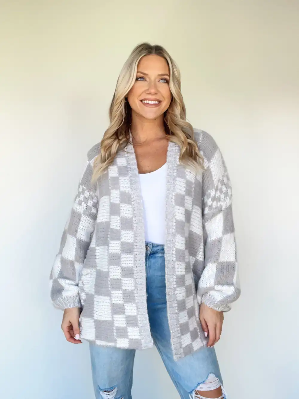 Checking The List Cardigan