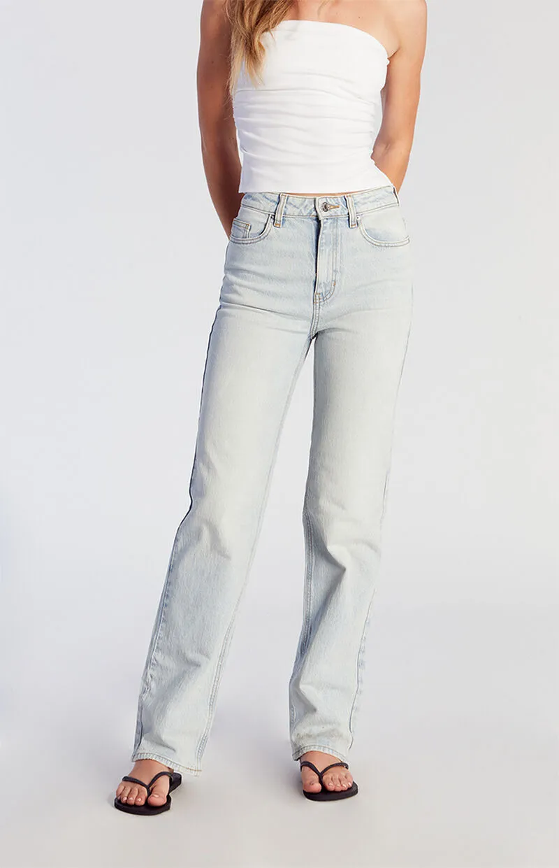 PacSun Stretch Light Indigo '90s Boyfriend Jeans