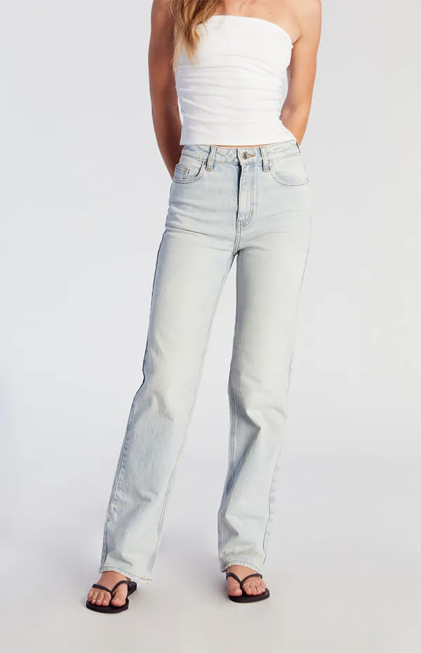 PacSun Stretch Light Indigo '90s Boyfriend Jeans