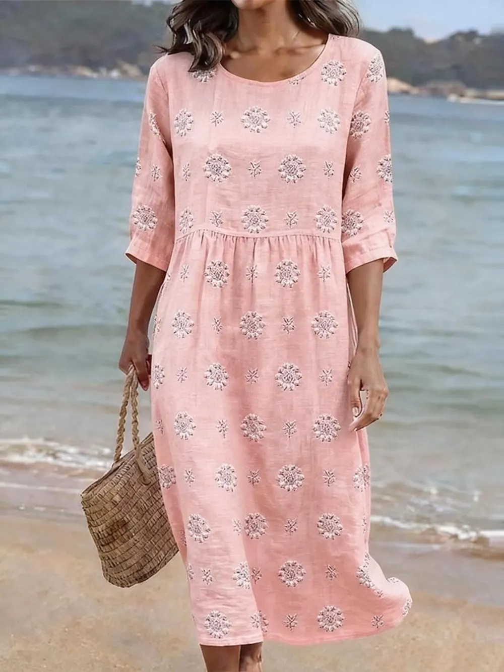 Women's Simple Solid Color Dress