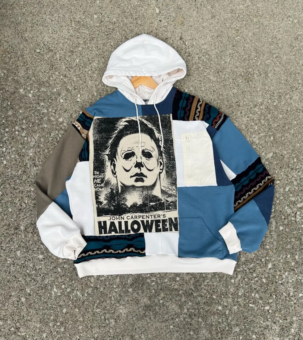 Blue hoodie sweatshirts how perfect and cozy piece for your Halloween day
