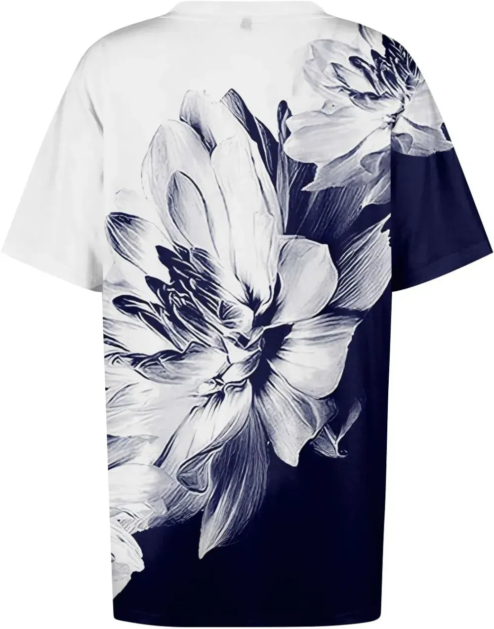 Plus Size Tops for Women Dressy Short Sleeve V Neck Shirts for Women Summer Tops for Women 2024 Floral Print Top