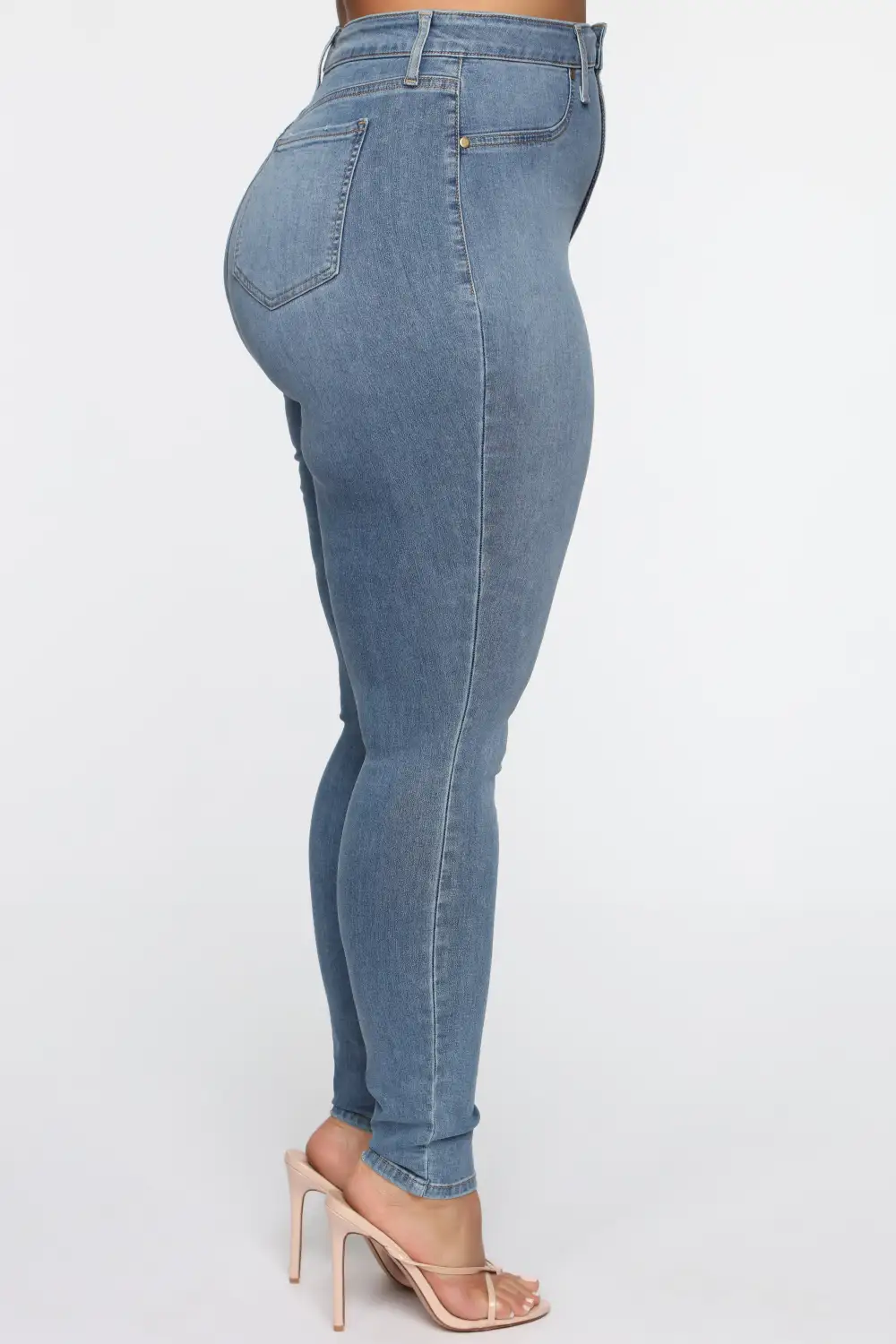 Flex Super High Rise Skinny Jeans - Light Wash