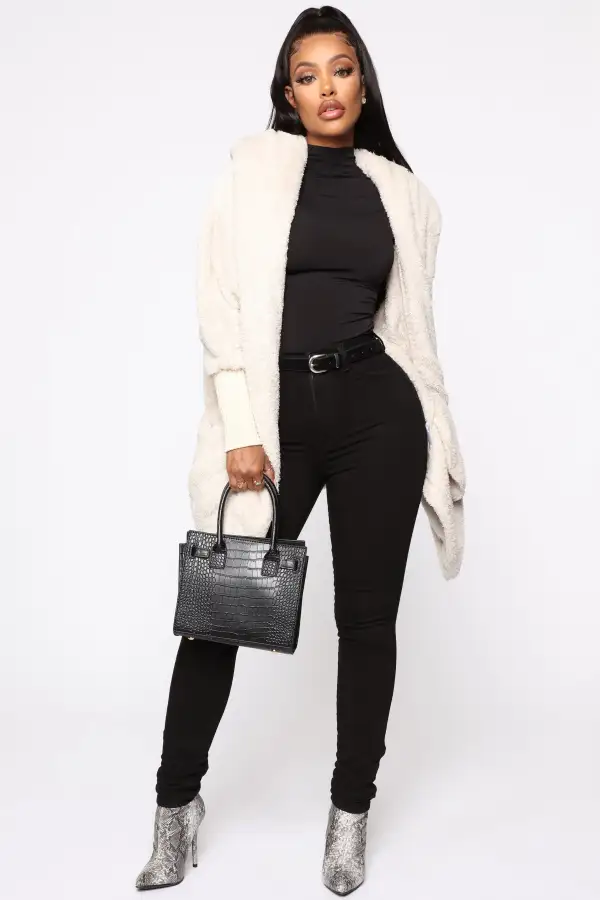 Teddy Oh Baby Jacket - Nude