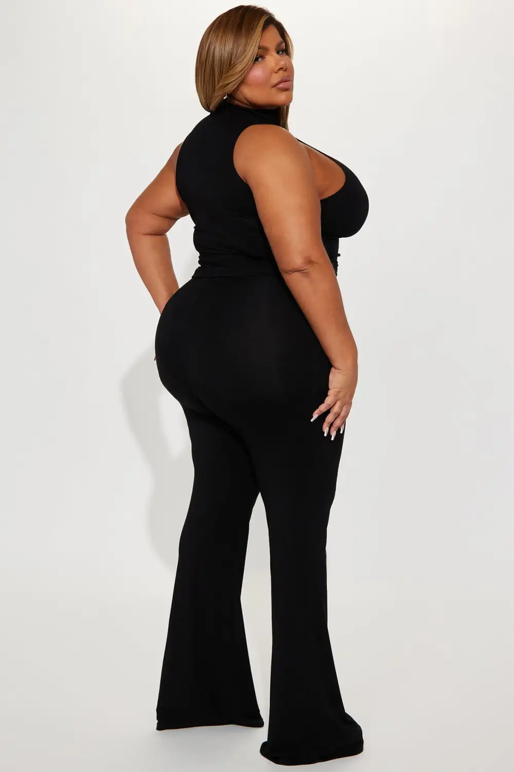 Promise You Butter Snatch Pant Set - Black