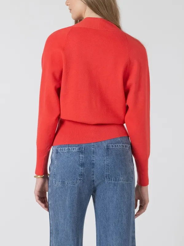 V-Neck Button Front Cardigan