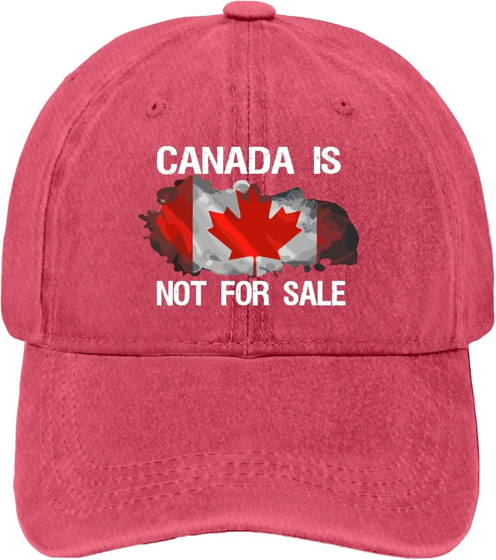 Canada Baseball Cap,Adjustable,2 Pack,Canada Day Embroidered Maple Leaf Flag Golf Hat for Men Women Kids