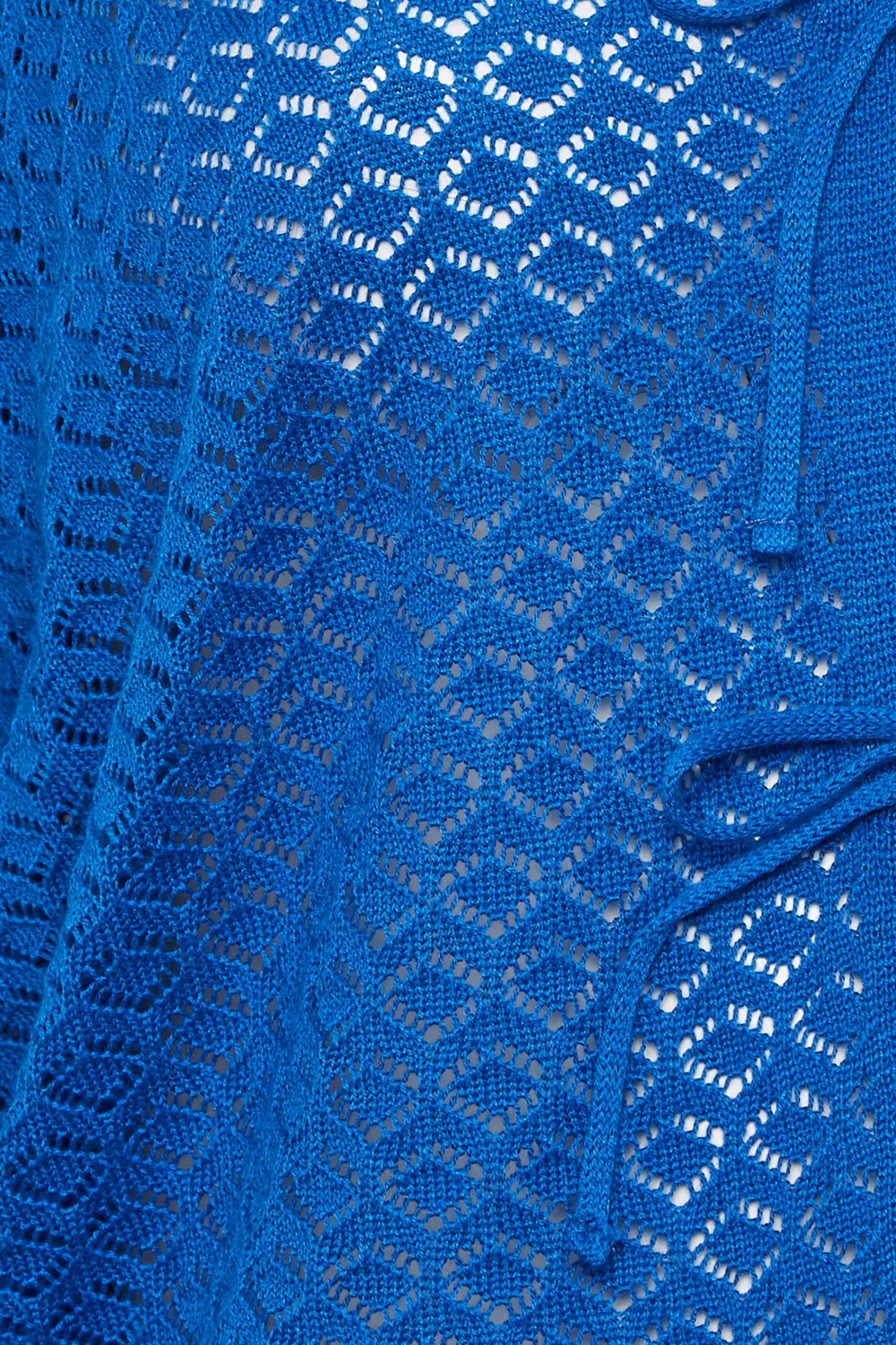 YOURS Curve Cobalt Blue Tie Knot Front Cardigan