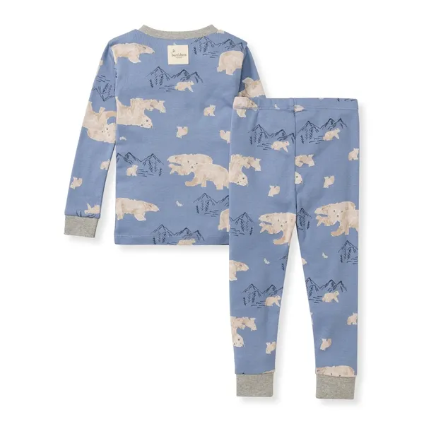 Polar Mountain Organic Cotton Girl Pajamas