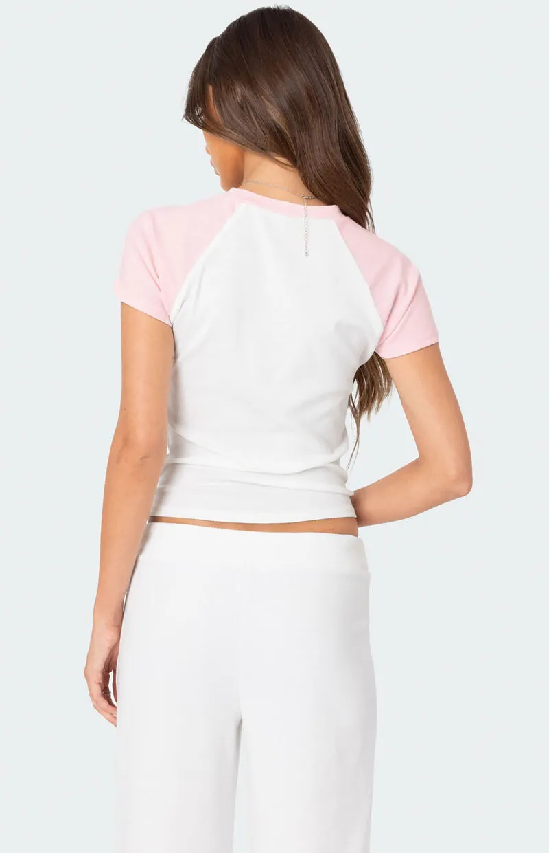 Edikted 80'S Raglan T-Shirt