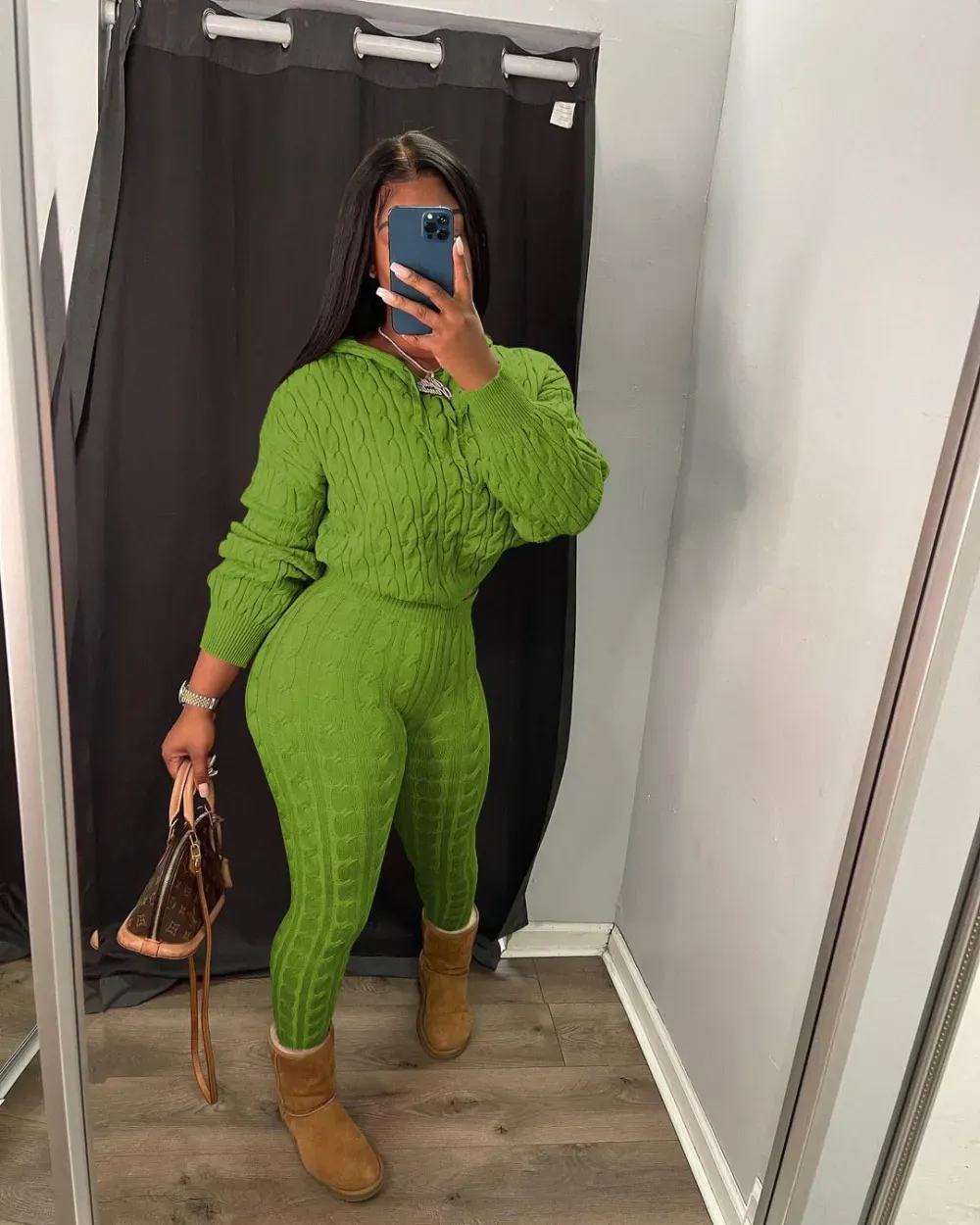 Knit Two Piece Outfits For Women Sweater Sets