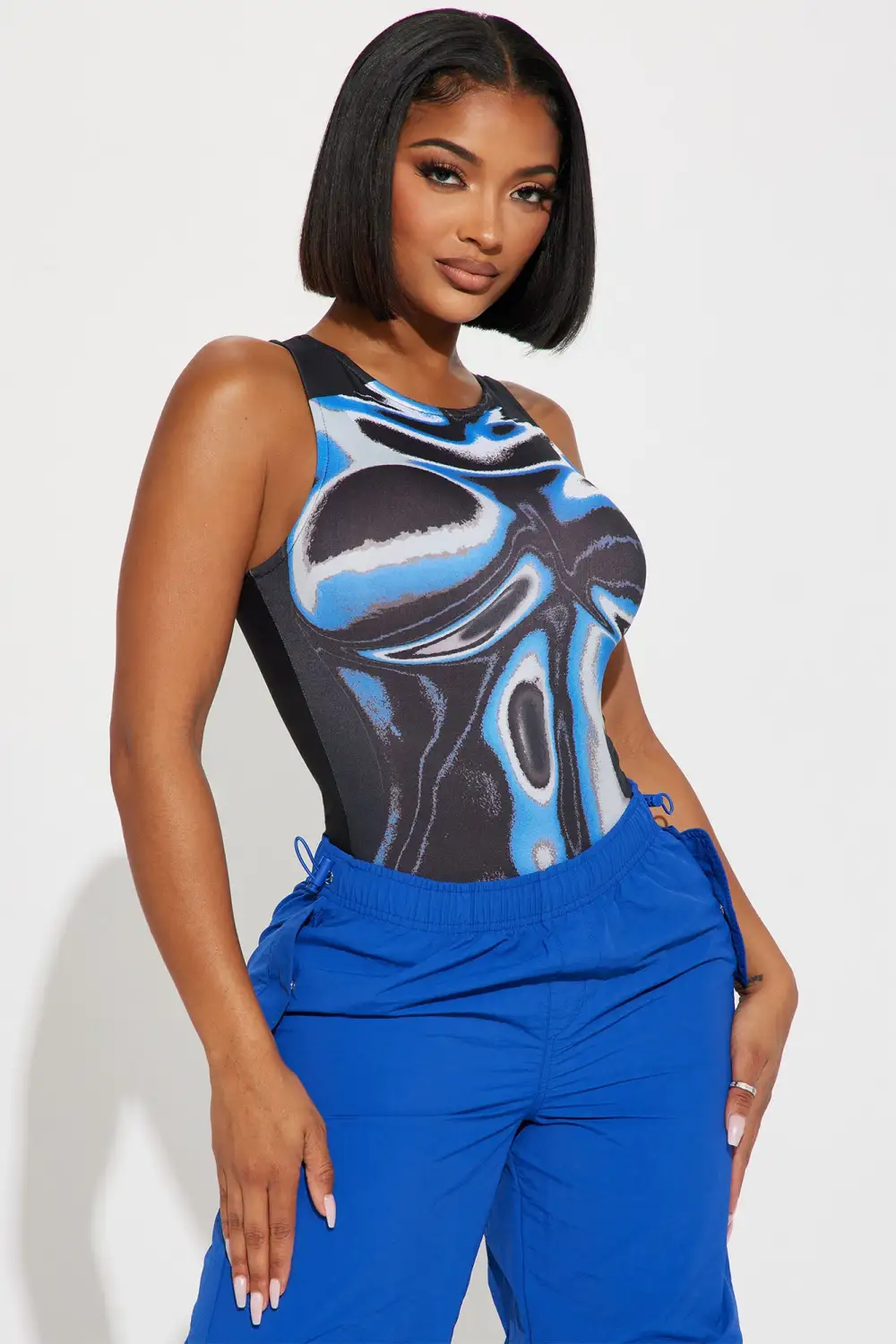 Utopia Bodysuit - Blue/combo