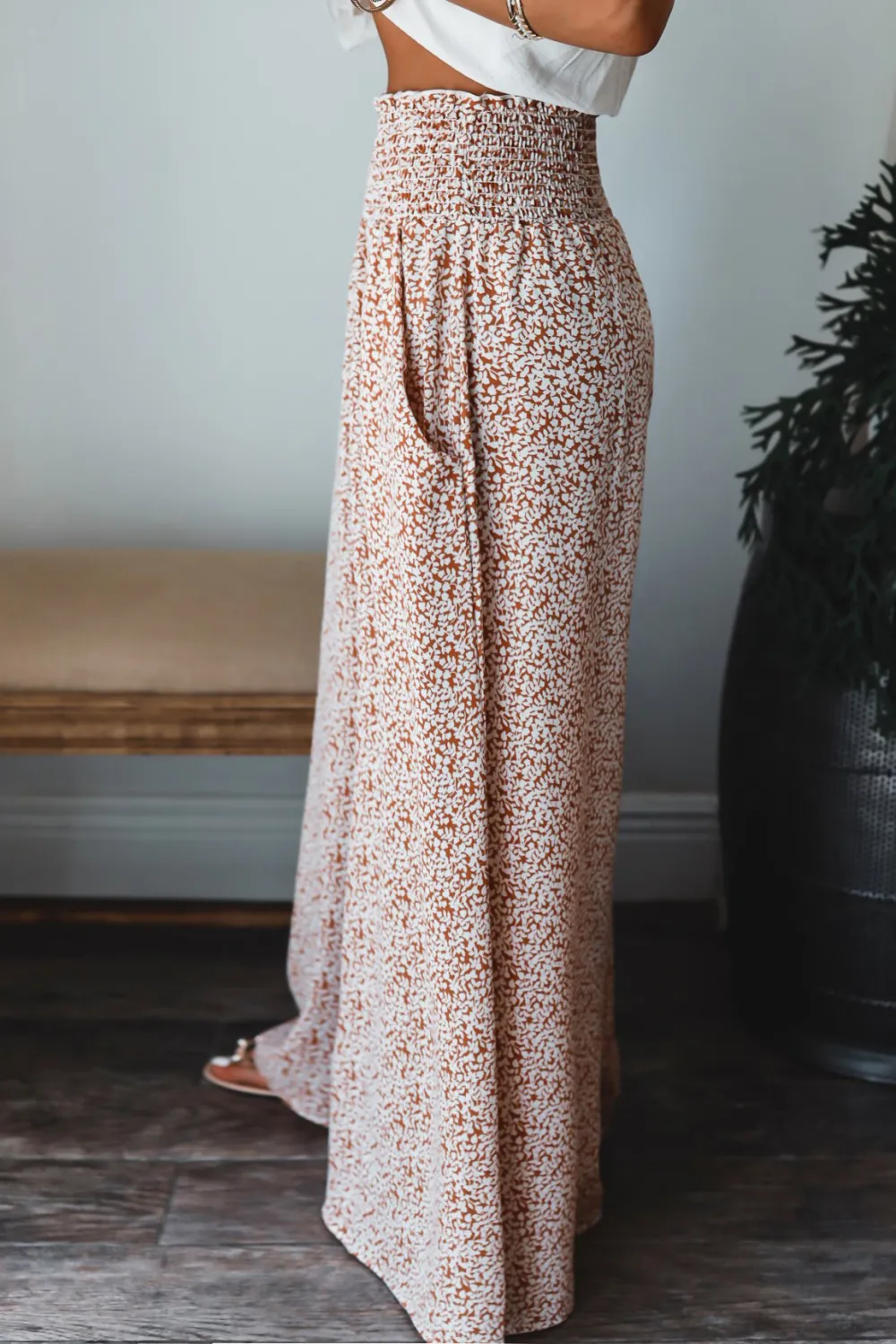 Loose Drape Straight Leg Pants