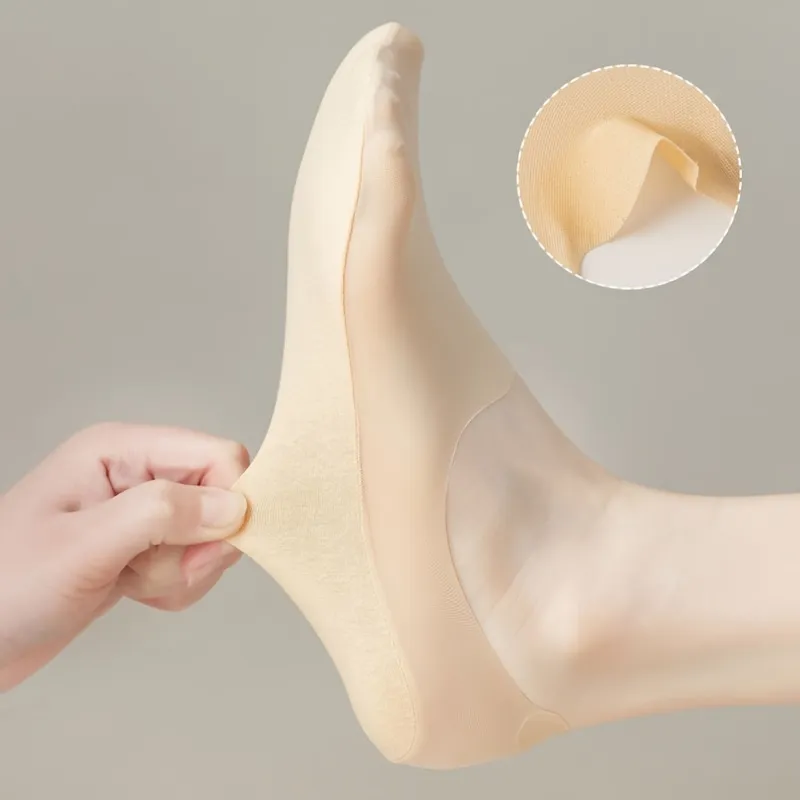 9 Pairs Of Summer Seamless Semi-Transparent Breathable Socks