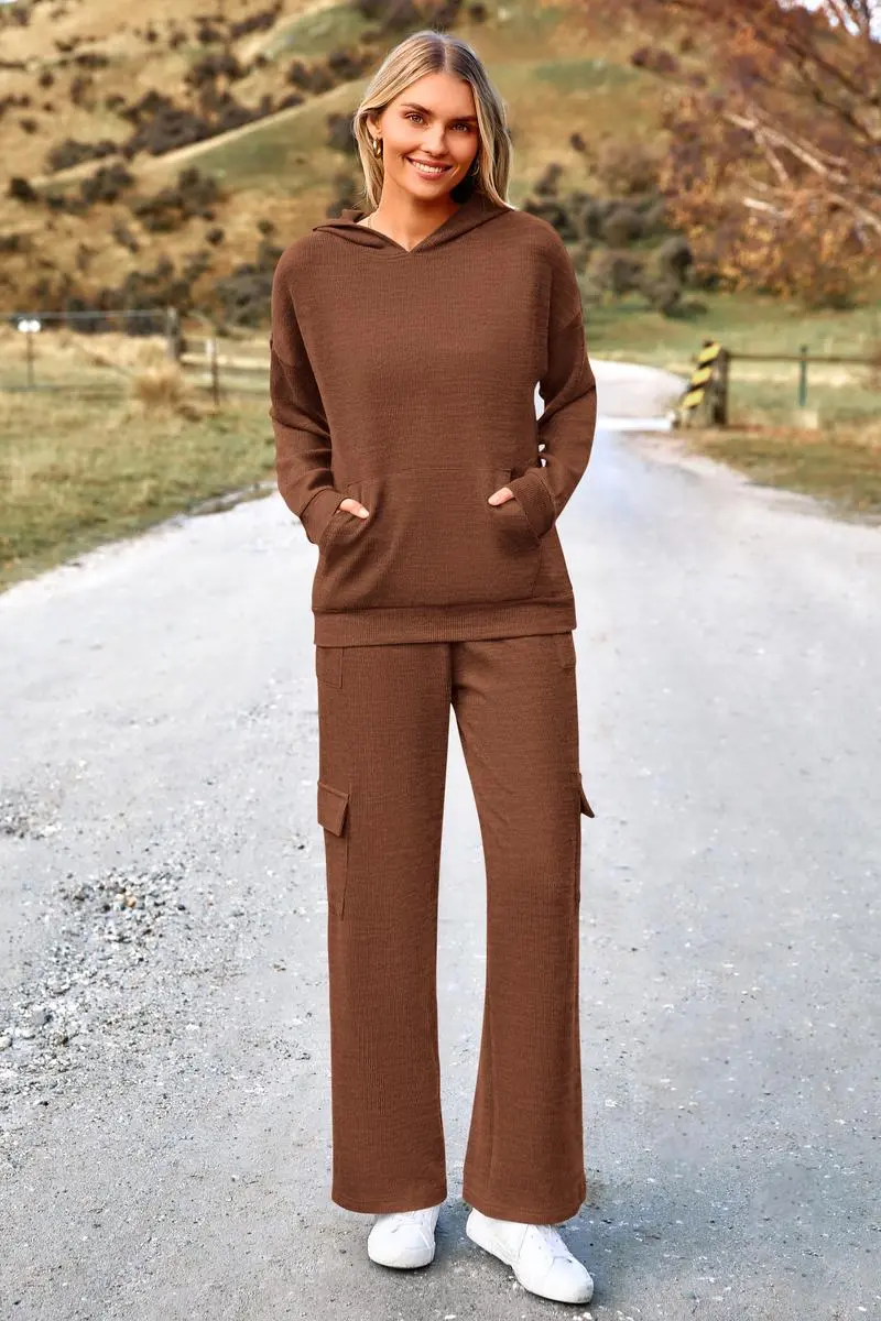 Womens Fall Outfit 2-Piece Knitted Sets