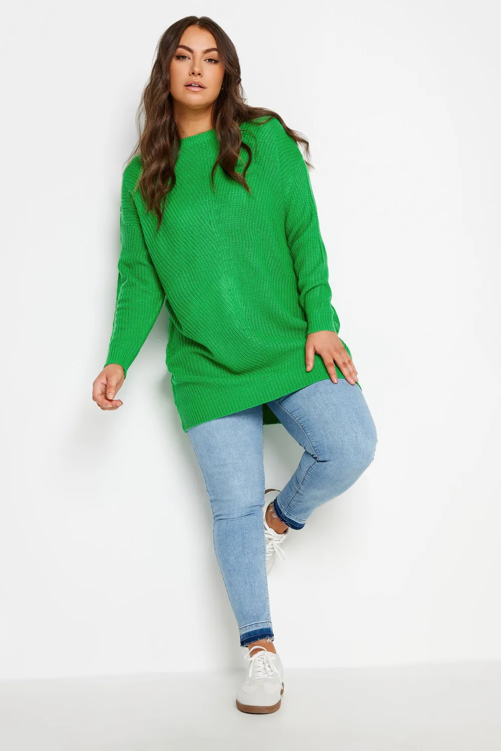 YOURS Curve Pink Essential Knitted Jumper