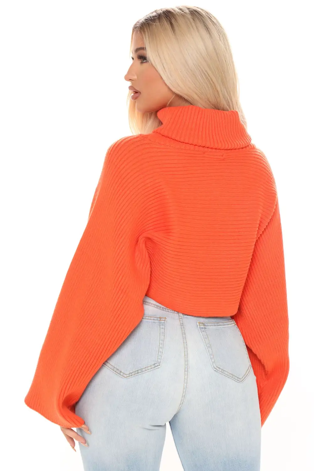You're My Safe Place Sweater - Orange