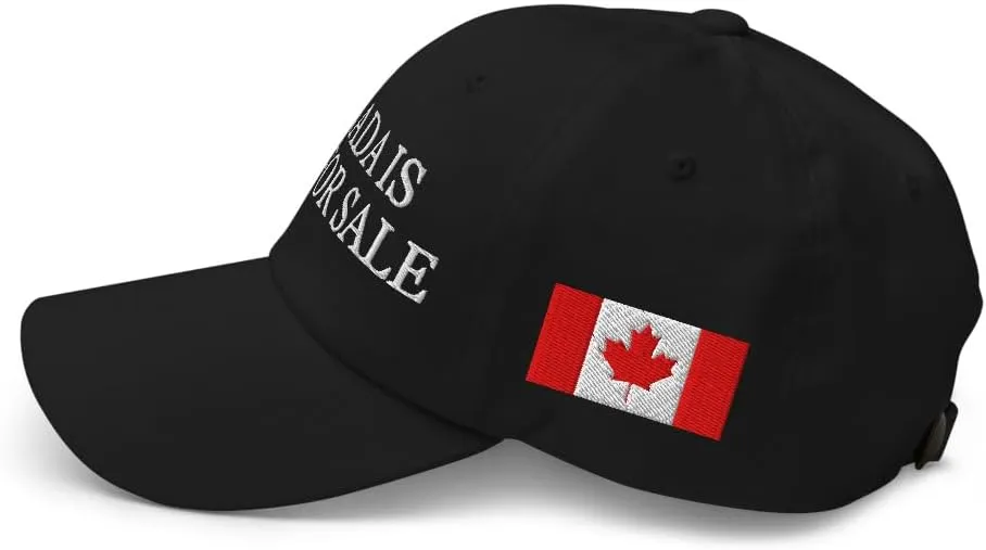Canada Is Not For Sale Hat (Embroidered Dad Hat)