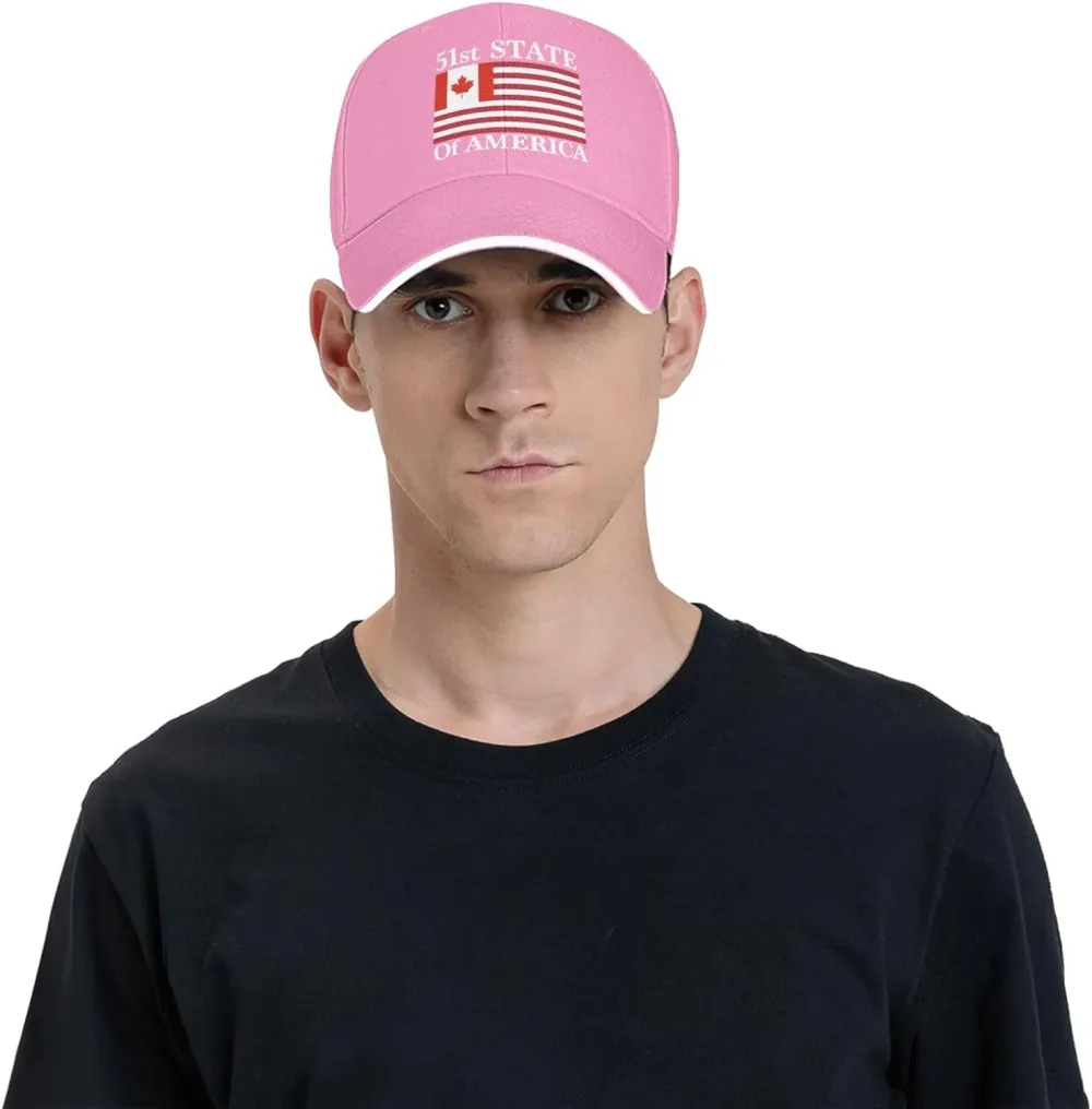 51st State Make Canada 51st State Hat Make America Canada Great Again Hat Cap for Men Women Black