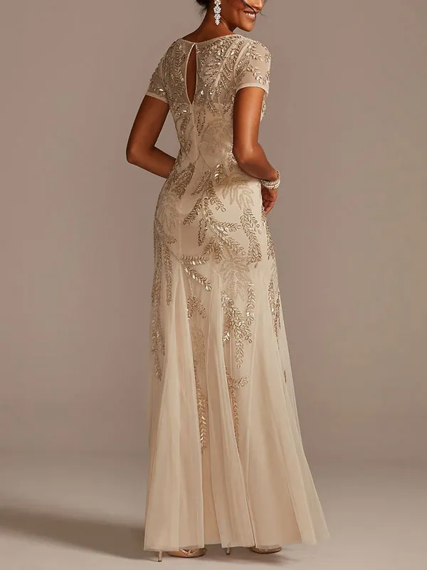 Graceful and elegant wedding ladies' dress