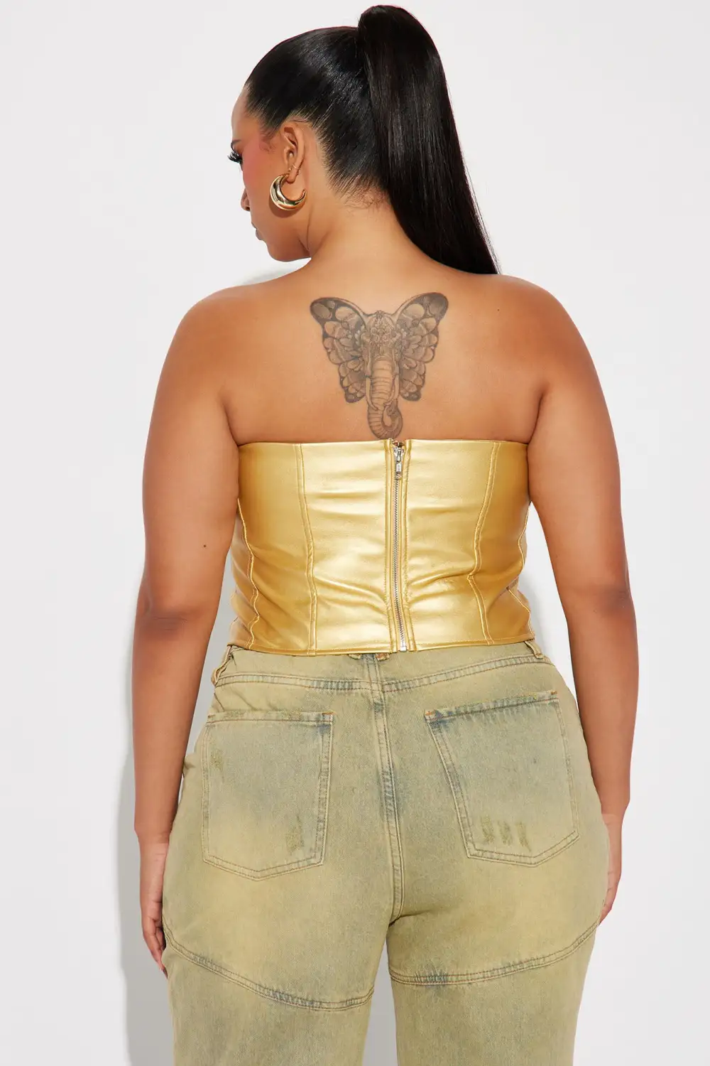 Keep On Lookin Corset - Gold