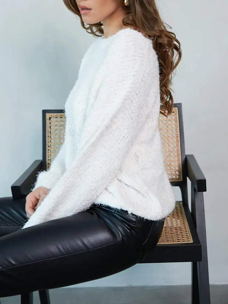 Odette Plush Knit Sweater