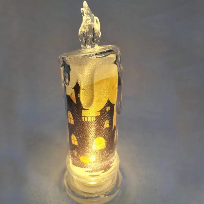 Halloween Tears LED Candle Lamp Ghost Festival Party DIY  Pumpkin Bat Witch Happy Halloween Day Decor For Ghost House 20223