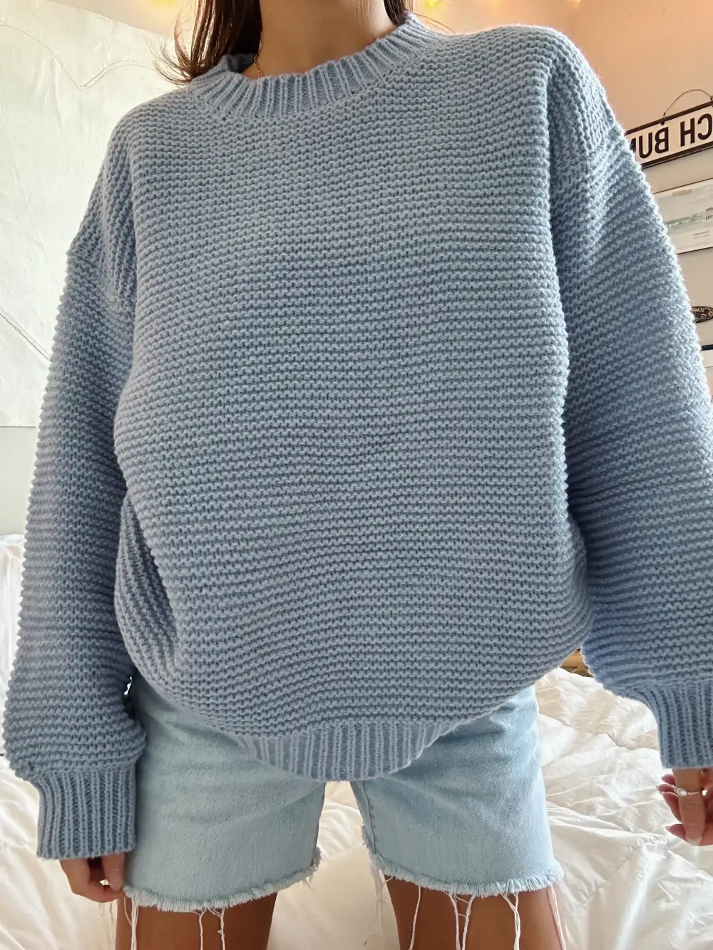 OVERSIZED CHUNKY SWEATER
