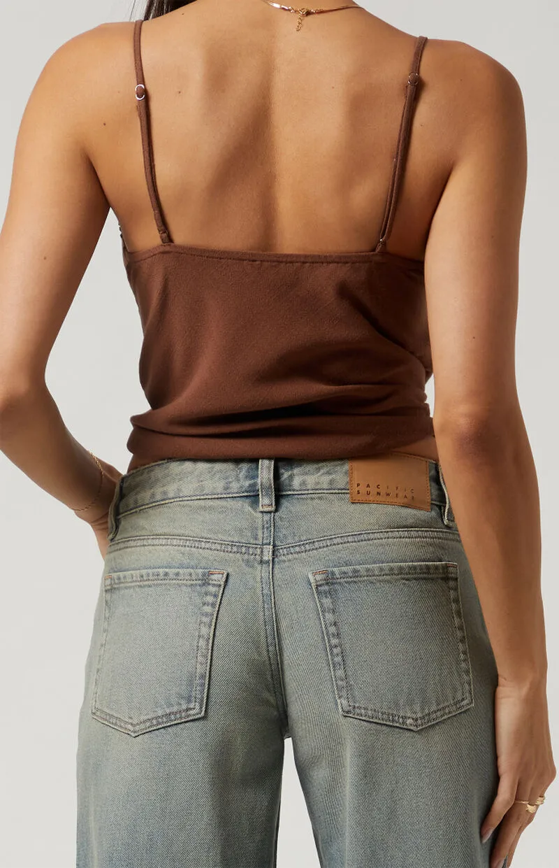 PacSun Casey Low Rise Baggy Jeans Light Indigo