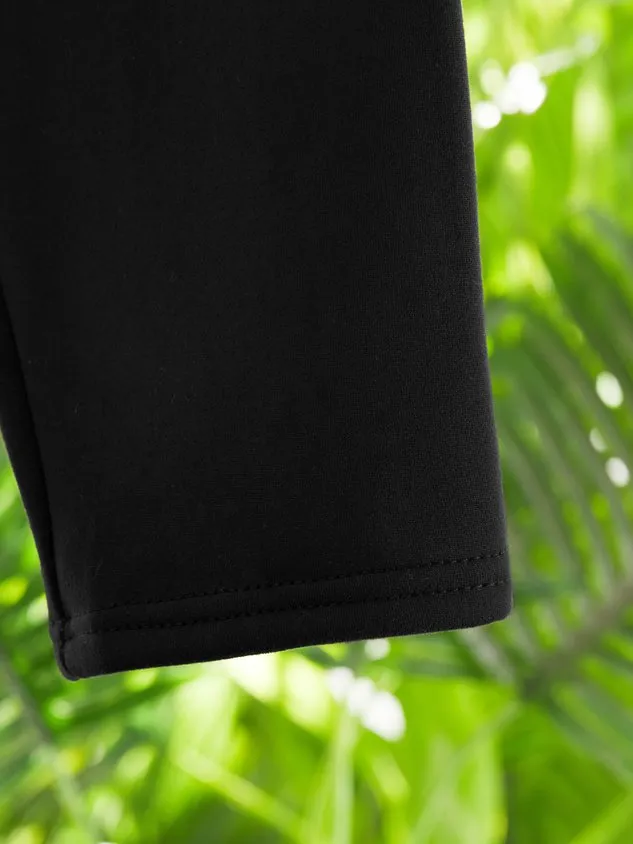 Plus Velvet Basics Skinny Solid Leggings