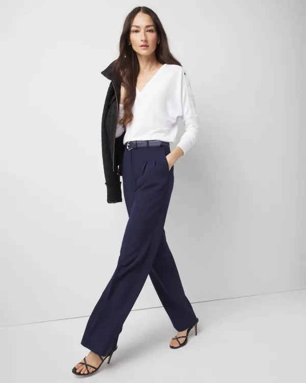 Snap Detail Dolman Sleeve Top