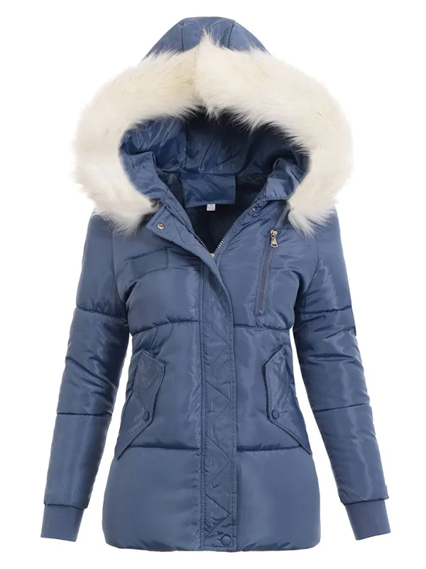 Blue winter jacket