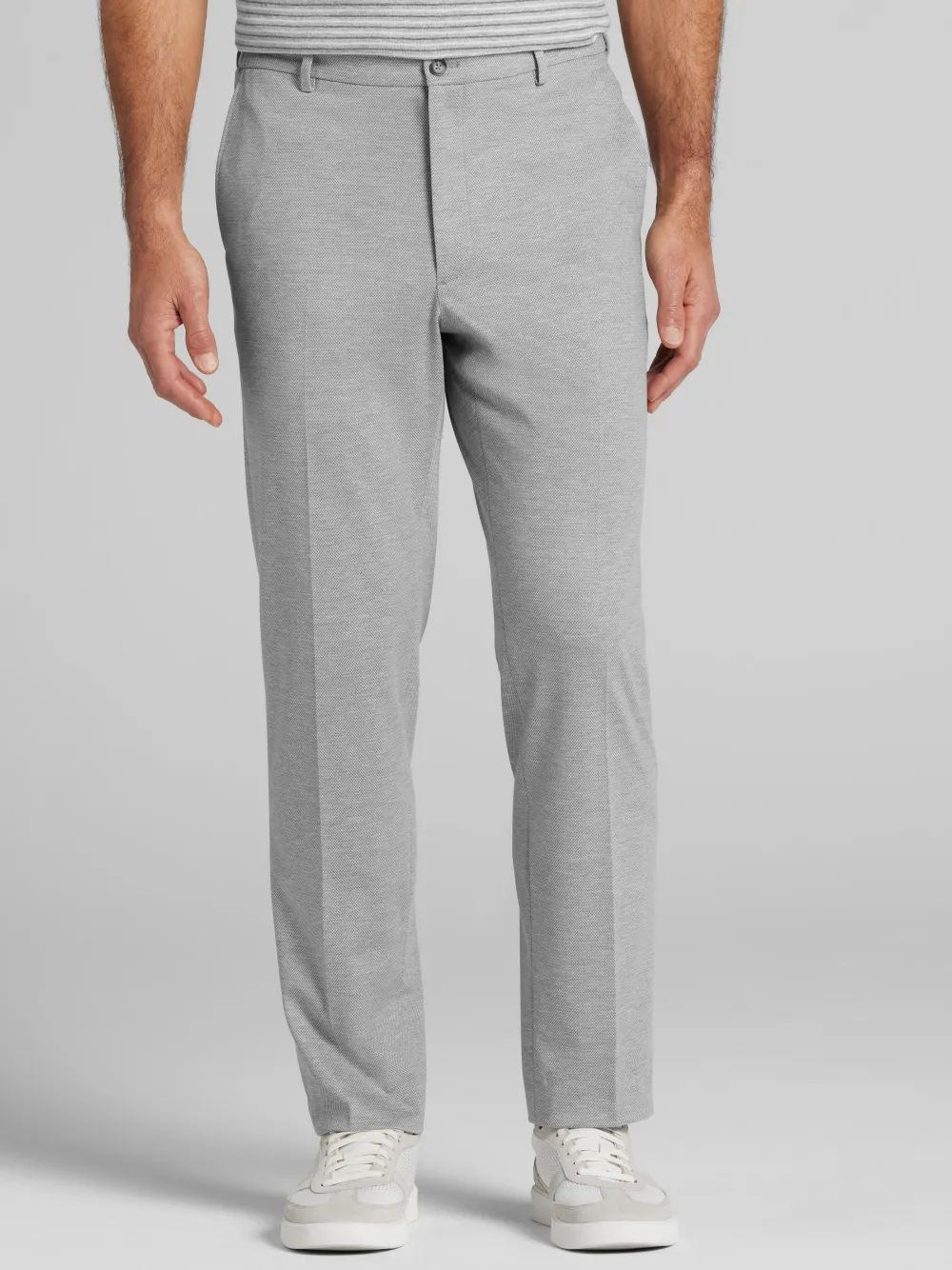 JOE Joseph Abboud Modern Fit Sharkskin Suit Pants