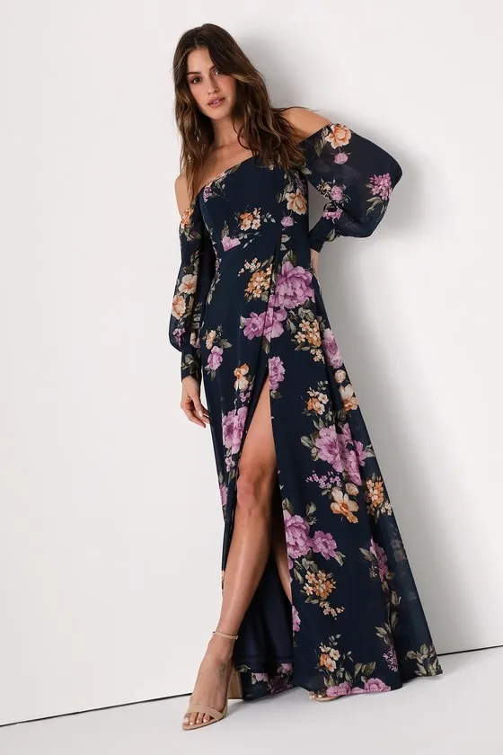 Night Moves Dress - Navy