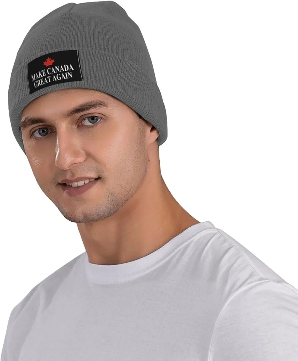 Make Canada Great Again Winter Beanie Knit Hats Unisex Thermal Hat